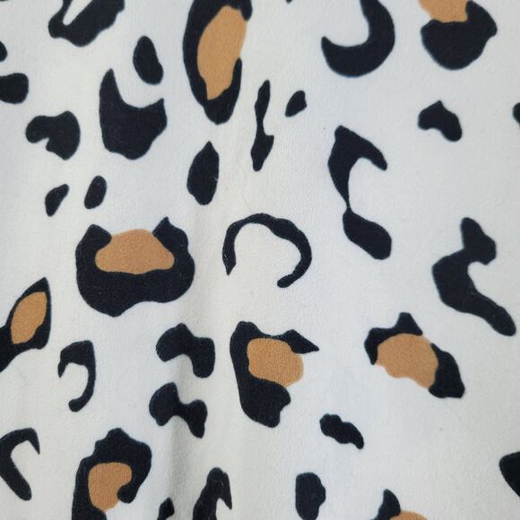 Sunshine & Rodeo Women's Leopard Waffle Knit Sleeve Blouse Size 2XL 122621-0419 - Picture 3 of 8